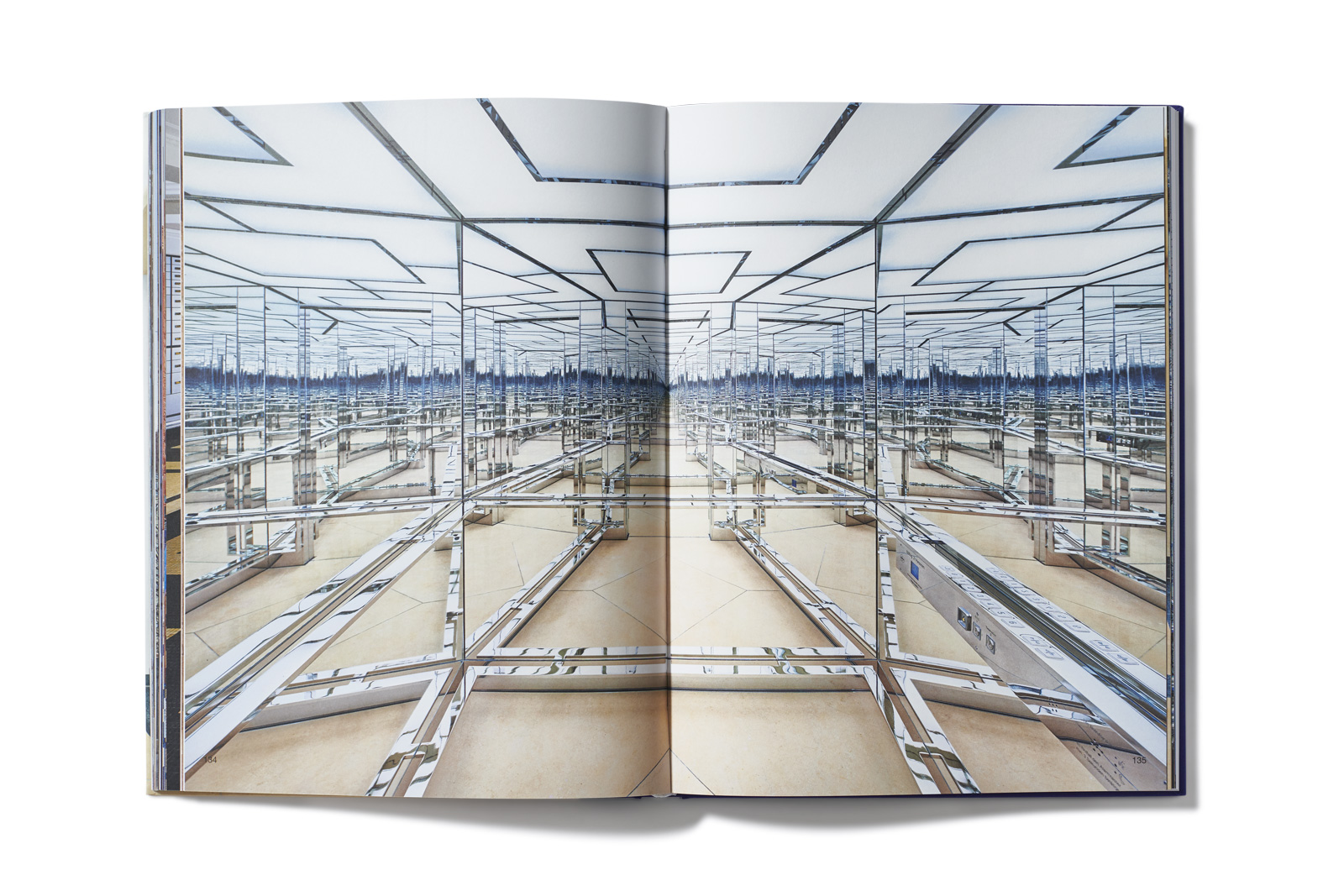 Trapezoidal and mirrored elevator 