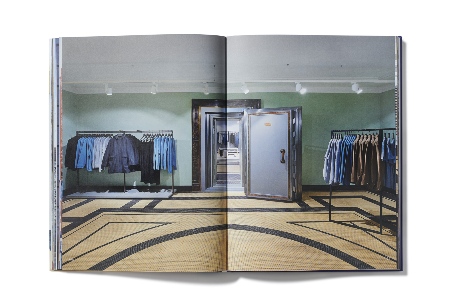 Vestibule of the strong room converted to a store