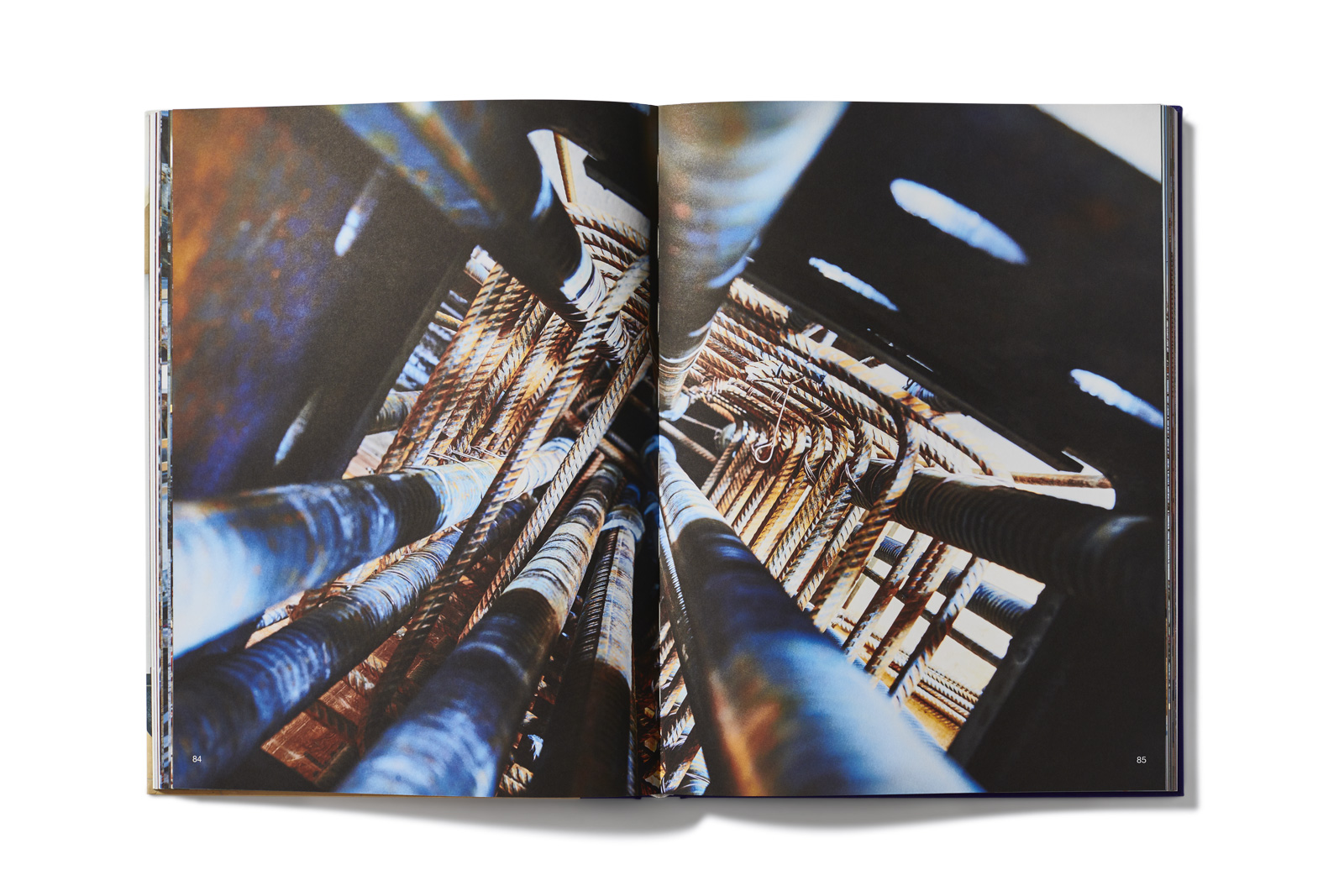 Interior view of the earthquake sculpture