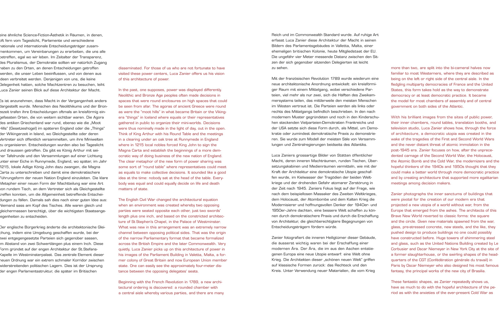 Corridors of Power Page