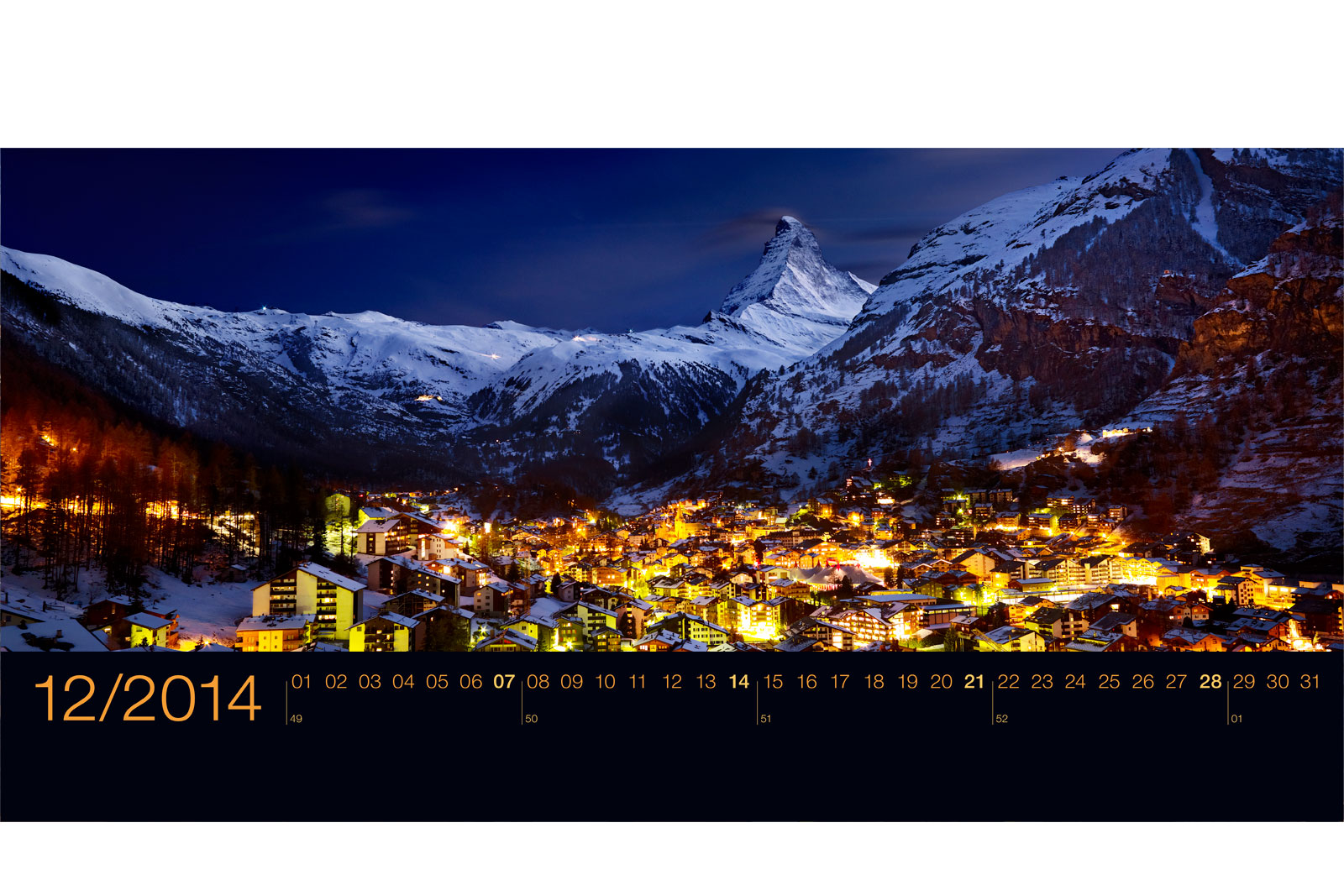ABB Kalender Zermatt