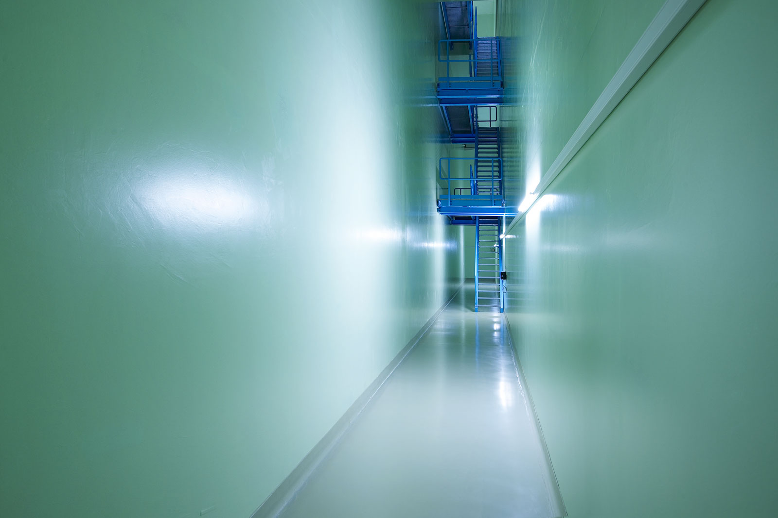 Zwilag IV Interim storage for nuclear waste, emergency exit 2008