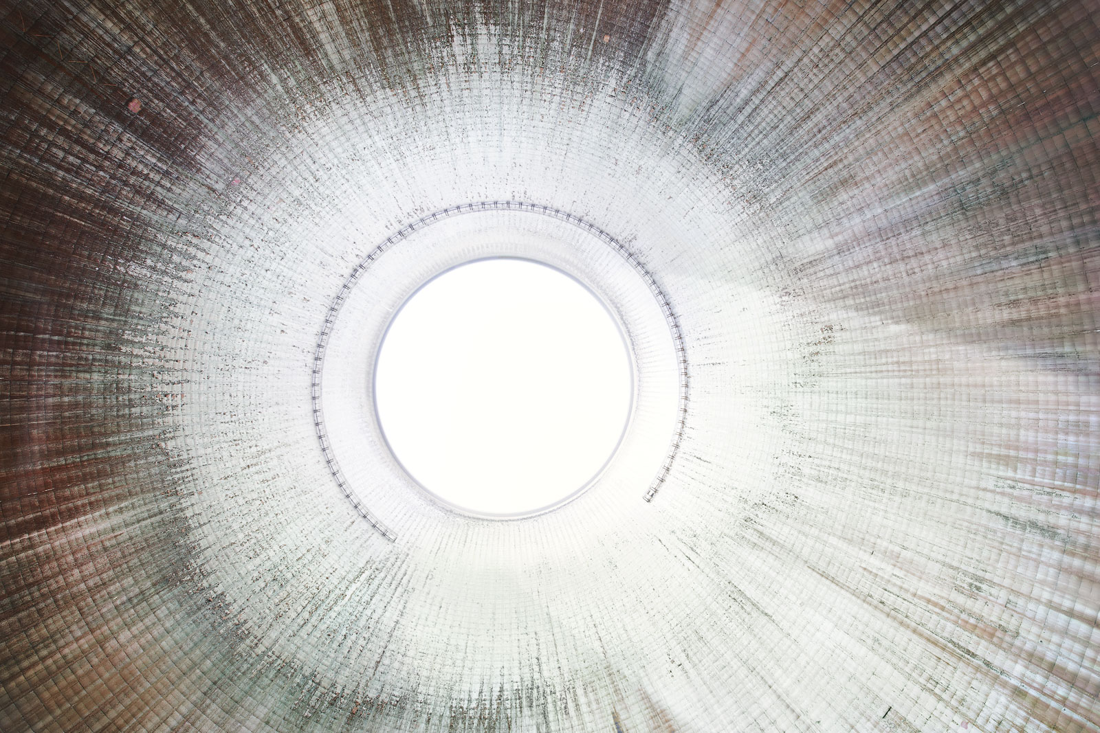 Leibstadt I Nuclear power plant, interior view of the cooling tower 2009